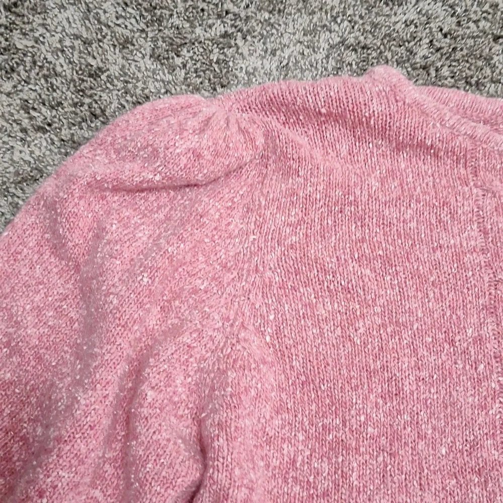Vintage Lady De Rotchild silk/angora blend - 40 / L - heathered pink